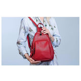 <bold>Casual Day Backpack <br>Vegan-Leather Fashion Backpack  - strapsandbrass.com