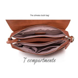 <bold>Messenger / Crossbody Bag <br>Vegan-Leather Handbag  - strapsandbrass.com