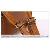 <bold>Fashion Backpack <br>Genuine-Leather Handbag  - strapsandbrass.com