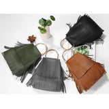 <bold>Bucket & Crossbody Bag Set <br>Vegan-Leather Handbag  - strapsandbrass.com