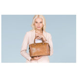 <bold>Top-Handle Bag  / Tote  Bag  <br>Vegan-Leather Handbag  - strapsandbrass.com