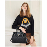 <bold>Top-Handle / Crossbody Bag  <br>Vegan-Leather Handbag  - strapsandbrass.com