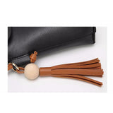 <bold>Bucket / Shoulder Bag  <br>Vegan-Leather Handbag  - strapsandbrass.com