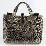 <bold>Tote / Top-Handle Bag  <br>Genuine-Leather Handbag  - strapsandbrass.com