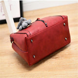 <bold> Tote / Shoulder Bag <br> Vegan-Leather Handbag  - strapsandbrass.com