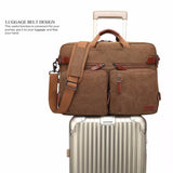 Convertible Backpack / Messenger / Laptop <br> Nylon Backpack  - strapsandbrass.com