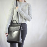 <bold>Fashion Backpack  <br>Genuine-Leather Fashion Backpack  - strapsandbrass.com