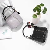 <bold>Bucket  / Tote Bag <br>Genuine-Leather Handbag  - strapsandbrass.com