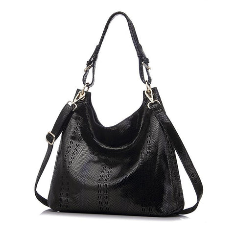 <bold>Hobo / Tote Bag <br>Genuine-Leather Handbag  - strapsandbrass.com