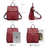 <bold>Fashion Backpack <br>Genuine-Leather Handbag  - strapsandbrass.com