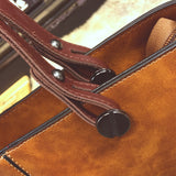 Tote / Shoulder Bag  <br>Vegan-Leather Handbag  - strapsandbrass.com