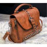 <bold>Messenger / Crossbody Bag <br>Vegan-Leather Handbag  - strapsandbrass.com