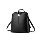<bold>Fashion Backpack <br>Vegan-Leather Fashion Backpack Black backpack - strapsandbrass.com