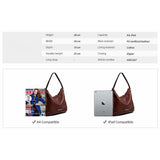 <bold>Hobo  / Tote  Bag  <br>Vegan-Leather Handbag  - strapsandbrass.com