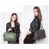 <bold>Messenger  / Crossbody Bag <br>Vegan-Leather Handbag  - strapsandbrass.com