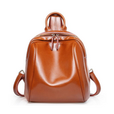 <bold>Fashion Backpack <br>Genuine-Leather Fashion Backpack Brown - strapsandbrass.com