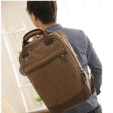 Backpack / Laptop Bag <br> Canvas Backpack  - strapsandbrass.com