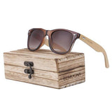 Handcrafted Sunglasses (Unisex) UV400 <br> Bamboo & Glass Sunglasses gbrown - strapsandbrass.com