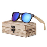 Handcrafted Sunglasses (Unisex) UV400 <br> Bamboo & Glass Sunglasses gdblue - strapsandbrass.com