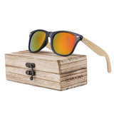 Handcrafted Sunglasses (Unisex) UV400 <br> Bamboo & Glass Sunglasses gorange - strapsandbrass.com