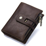 Wallet (RFID Blocking) <br> Genuine Leather Wallet coffee / China - strapsandbrass.com