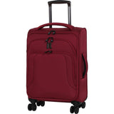 famous megalite vitality 8 wheel semi expander soft side carry-on Luggage Rio Red - strapsandbrass.com