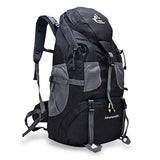 Hiking / Climbing Backpack <br> Nylon Backpack Black - strapsandbrass.com