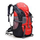 Hiking / Climbing Backpack <br> Nylon Backpack Red - strapsandbrass.com