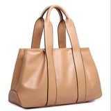 <bold> Tote / Shoulder Bag <br> Vegan-Leather Handbag Orange - strapsandbrass.com