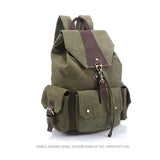 <bold>Fashion Backpack <br>Canva Fashion Backpack Army Green - strapsandbrass.com
