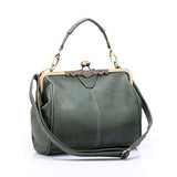 <bold>Messenger / Crossbody Bag  <br>Vegan-Leather shoulder bags Army Green - strapsandbrass.com