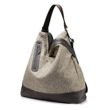 <bold>Hobo / Shoulder Bag  <br>Vegan-Leather Handbag Beige - strapsandbrass.com