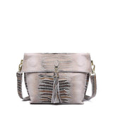 <bold>Messenger  / Crossbody Bag <br>Genuine-Leather Handbag Beige - strapsandbrass.com