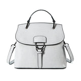 <bold>Top-Handle / Crossbody Bag <br>Genuine-Leather Handbag Beige - strapsandbrass.com