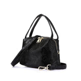 Hobo / Tote Bag  <br>Genuine-Leather Handbag Black - strapsandbrass.com