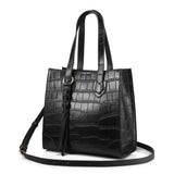 <bold>Bucket / Crossbody Bag <br>Genuine-Leather Handbag Black - strapsandbrass.com