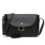 <bold>Clutch / Crossbody Bag <br>Vegan-Leather Handbag Black - strapsandbrass.com