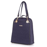 <bold>Fashion Backpack  <br>Nylon Fashion Backpack Blue - strapsandbrass.com
