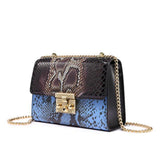 <bold>Satchel / Crossbody Bag <br>Genuine-Leather Handbag Blue - strapsandbrass.com