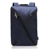 Backpack USB Charging & Anti-Theft <br> Nylon Backpack Blue - strapsandbrass.com