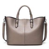 <bold>Tote / Shoulder Bag <br>Vegan-Leather Handbag Bronze - strapsandbrass.com