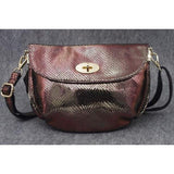 <bold>Crossbody / Shoulder Bag <br>Genuine-Leather Handbag Bronze - strapsandbrass.com