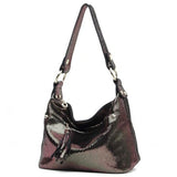 <bold>Hobo  / Tote Bag  <br>Vegan-Leather Handbag Bronze - strapsandbrass.com