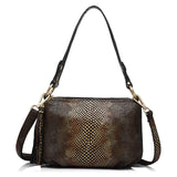 <bold>Crossbody / Shoulder Bag <br>Genuine-Leather Handbag Brown - strapsandbrass.com