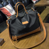 <bold>Tote  / Crossbody Bag  <br>Vegan-Leather Handbag Brown - strapsandbrass.com