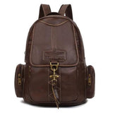 <bold>Casual Backpack <br>Vegan-Leather Fashion Backpack  - strapsandbrass.com