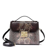<bold>Satchel / Crossbody Bag <br>Genuine-Leather Handbag Brown - strapsandbrass.com
