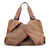 <bold>Hobo / Tote Bag <br>Vegan-Leather Handbag Coffee - strapsandbrass.com
