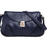 <bold>Crossbody  / Shoulder Bag <br>Genuine-Leather Handbag Dark Blue - strapsandbrass.com
