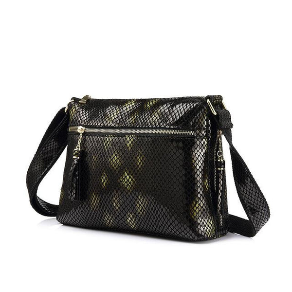 <bold>Satchel  / Crossbody Bag <br>Genuine-Leather Handbag Brown - strapsandbrass.com